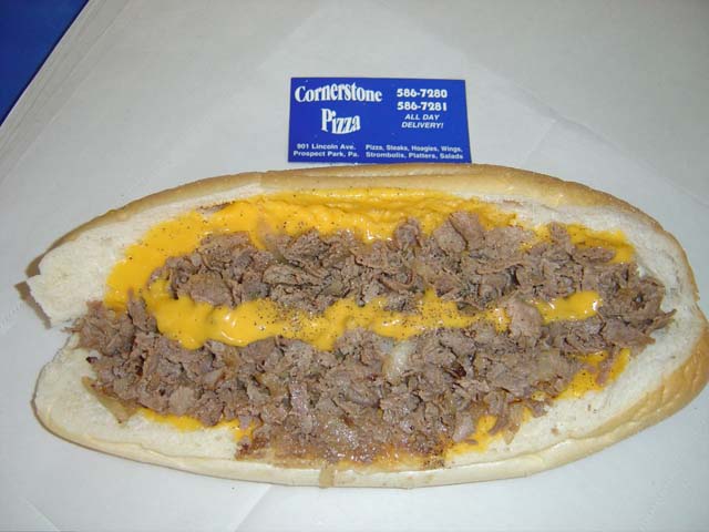 Chedder Cheesesteak w/ Fried Onions