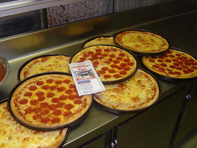 Assorted Cheese and Peperoni Pizza's